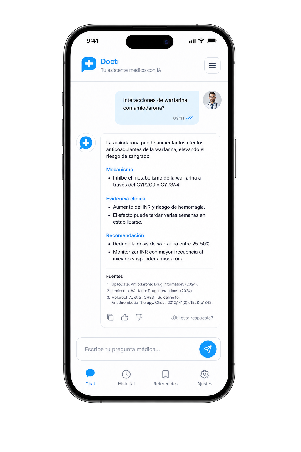 Mockup de la app Vitas Docti de Vitas Clinic
