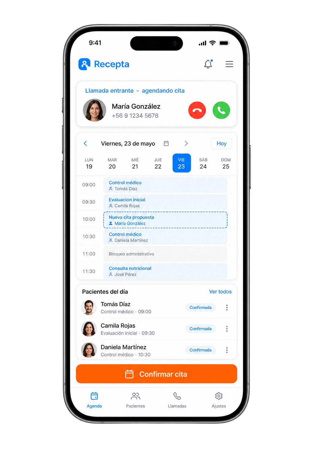 Mockup de la app Vitas Recepta de Vitas Clinic